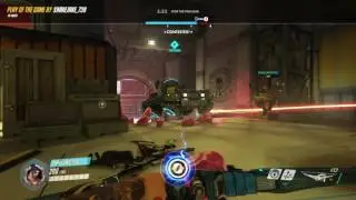 Accidental Quadra Kill Play of the Game as Hanzo | Overwatch