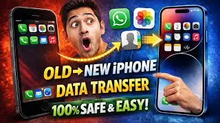 Old iPhone Se New iPhone Data Transfer Kaise Kare | 2 Minute Me Pura Data