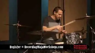 Drum Recording Ninja Workshops with Charlie Waymire