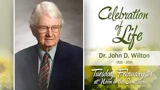 Dr John Wilton Celebration