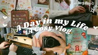A Cosy Day in my Life ✨️Stationery & Book Haul, Writing & Slow Living in the English Countryside 🍂