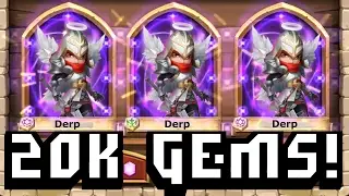 Castle Clash Rolling 20K Gems For Michael!