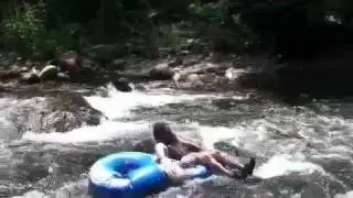 Tubing on the Little River in GSMNP