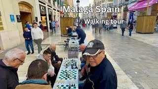M&aacute;laga Spain City Center,Walking tour.Costa del Solo 2024 ,Andalusia [4K] Most Popular Street |