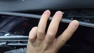 How to remove the idrive 8 screen BMW LCI G series 2023+