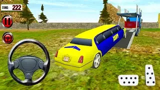 US Police Limo Car Transporter - Offroad Multi Trailer Truck Driving - Android Gameplay