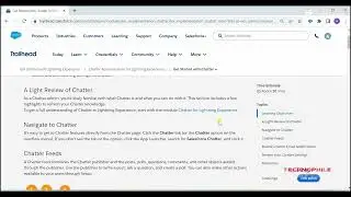 Salesforce Trailhead - Get Started with Chatter #salesforce #trailhead