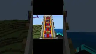 naik roller coaster crystal amethyst #minecraft #shorts