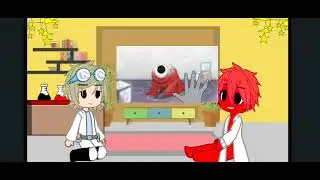 Past Red react to RED SAD BACK STORY - I envy you | Rainbow Friends|[backstory by GH'S]|Gacha club|