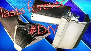 how to make a #leatherwallet #waiter‘swallet like this #DIY