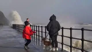 Storm Eunice in Folkestone