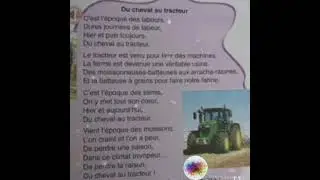 po&egrave;me : du cheval au tracteur 🐎 4&eacute;me ann&eacute;e primaire l'&eacute;cole des mots #cheval