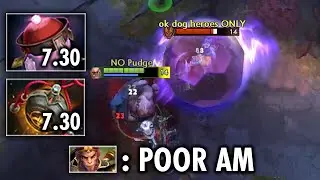 HOW PUDGE Toy Immortal Antimage in 7.30 - BEYOND GODLIKE with NEW NEUTRAL ITEM!!