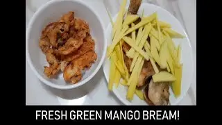 Caught and Cook ! Fresh Green Mango Bream Salad! Last Video of 2019 edition!