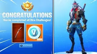 New *MAX DIRE* Skin FREE ITEMS in Fortnite!