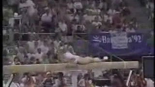 Kim Zmeskal - 1992 Olympics AA - Balance Beam