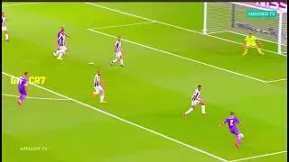 Ronaldo&rsquo;s amazing goal in Real Madrid with the purple kit 🔥💜 #football #fyp:)&rdquo; #experience