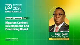 Goodwill Message: Nigerian Content Development And Monitoring Board