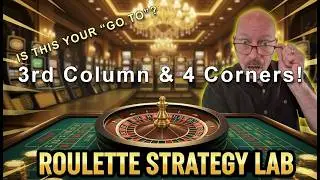 DOES THIS ROULETTE STRATEGY WORK? 3RD COLUMN AND 4 CORNERS TESTED (100,000 SIMULATIONS)