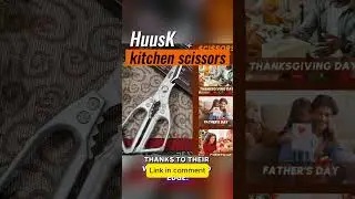 HUUSK Kitchen Scissors &ndash; Heavy Duty Cooking Shears 🔪🍗