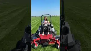 😱 Exmark 144 inch Lawn Mower Mowing Extremely Tall Grass #exmark #exmarkmanufacturing #shorts