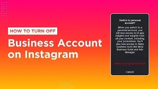 How to Turn Off Your Business Account on Instagram (2026 Updated Guide)