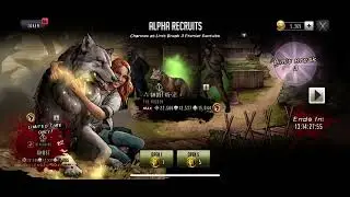 Opened 10 alpha recruits on the walking dead road to survival!!!! #mobilegames