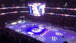 Anaheim Ducks vs Los Angeles Kings USA National Anthem - April 10, 2017 - Honda Center