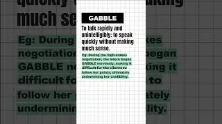 Don&rsquo;t Just Gabble! Speak Clearly 🗣️ #learnenglish