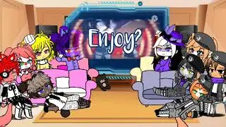 РЕАКЦИЯ пигги и фнаф на Афтонов 