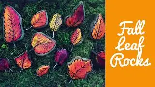 How To Make Painted Rock Leaves