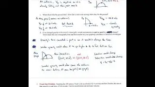 Video Solution to New Kinematics Review KEY PART II
