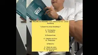&ldquo;RESUMO DO RESUMO&rdquo; Livro: Ci&ecirc;ncia Da Voz - Johan Sundberg
