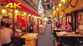 【4K】Tokyo Midtown Pleasant Night Walk | Hidden bars and alleys 🍻