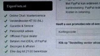 Betaalbare fietsen vind u bij www.EigenFiets.nl; service en kwaliteit!