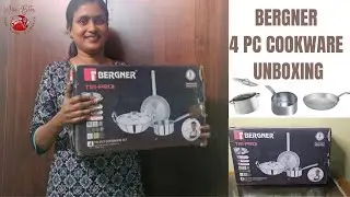 Bergner Tripro 4pc Stainless Steel Cookware Set | Unboxing & Features Review