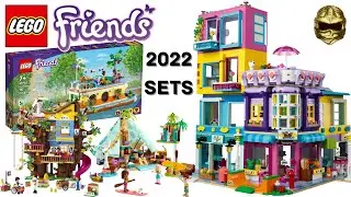 LEGO Friends Winter 2022 Sets Revealed: Modular Heartlake City, Canal Houseboat, & Treehouse!