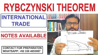 Rybczynski Theorem || Very easy explanation || International Trade