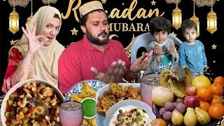 OUR FIRST IFTARI|RAMADAN KAREEM|Whts in first iftar menu?Burhan family vlogs