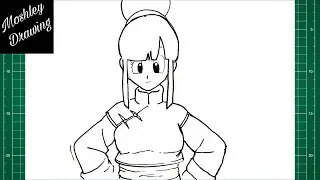 How to Draw Chi-Chi from Dragon Ball Z