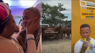 A look at Anele Mdoda's Lobola & her Husband's display of emotions