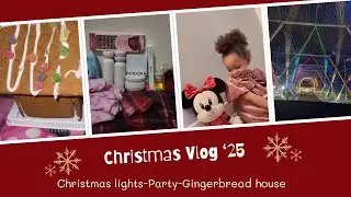VLOG:Merry Christmas+Gingerbread house+Friendmas 🎉 