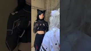 It&rsquo;s only then she realized, she IS a furry. #cosplay #blackcat #catgirl #meme #anime @Athena_grimes