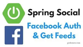 SpringBoot Social Facebook &ndash; Authentication & Access Facebook Feeds Example