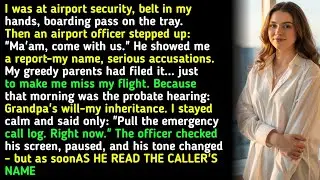 I was at airport security, belt in my hands, boarding pass on the tray. Then an airport officer s...