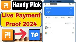 Handy Pick Live Payment Proof 2024 || Handy Pick To Token pocket Withdraw Proof || Earn money Online