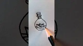 Beautiful boat drawing in jar #boatdrawing #basicdrawing