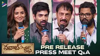 Nawab Cafe Pre Release Press Meet Q&A With Media | Shiva Kandukuri | Teju Ashwini | Rajeev Kanakala