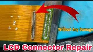 how to replace broken LCD connector #lcd  #repair #display #adixlab 