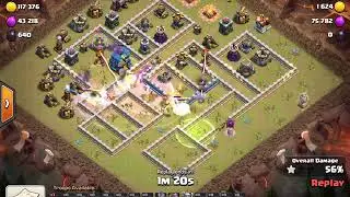 Queen walk Bowitch. 3 star attack strategy th12